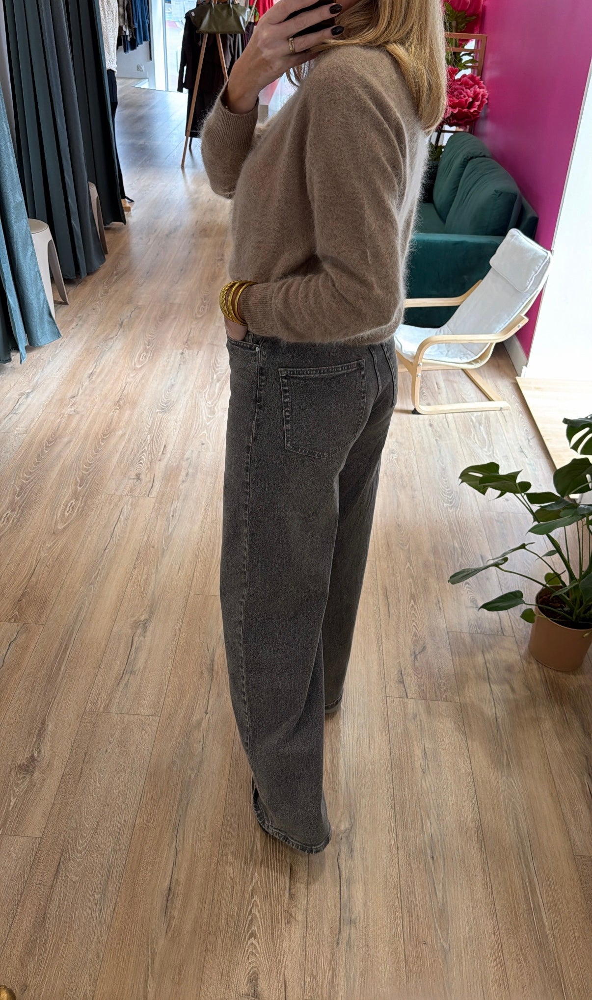 Jean MILAN Baggy gris