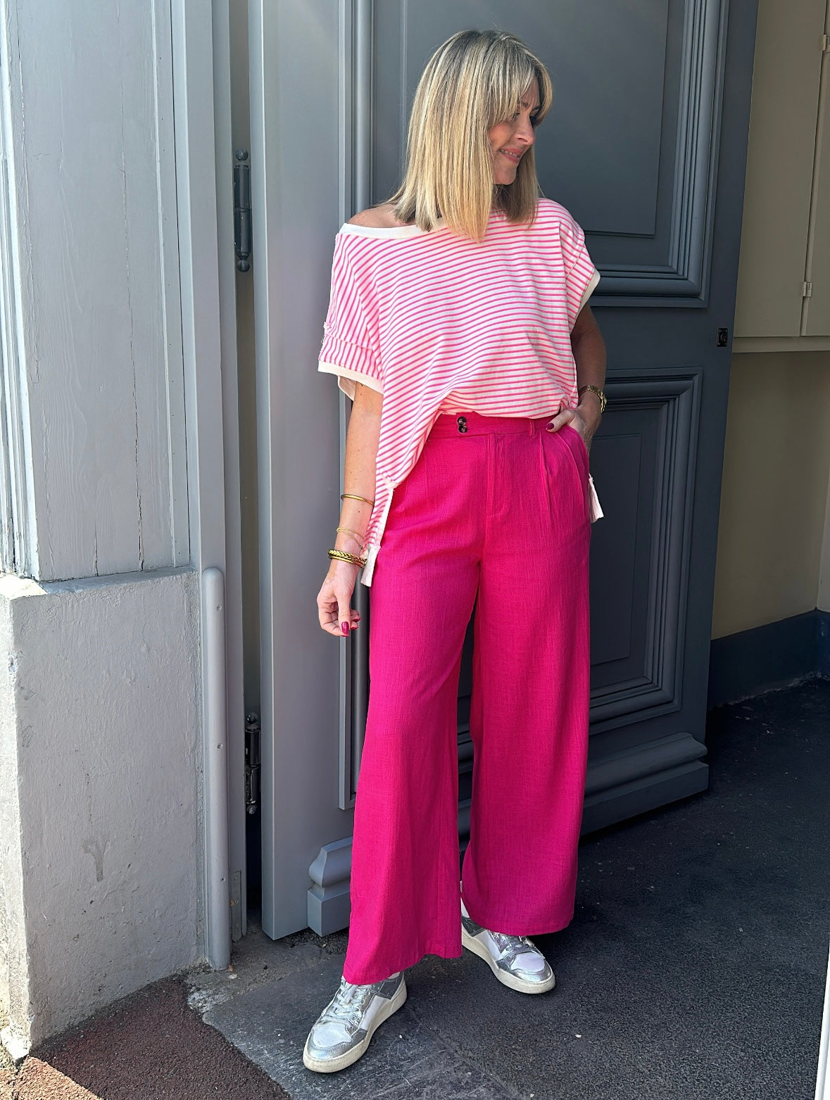 Pantalon IRINA Fushia