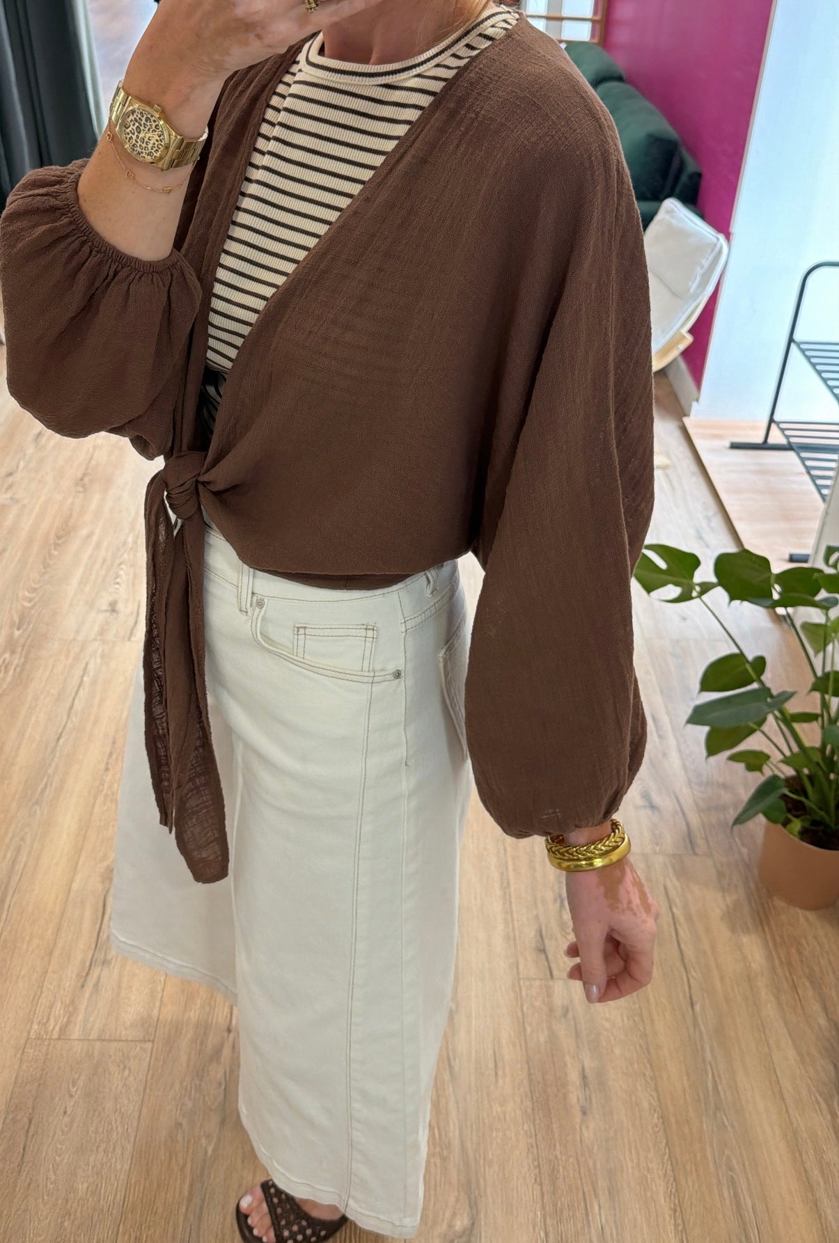 Gilet MARIAN Moka