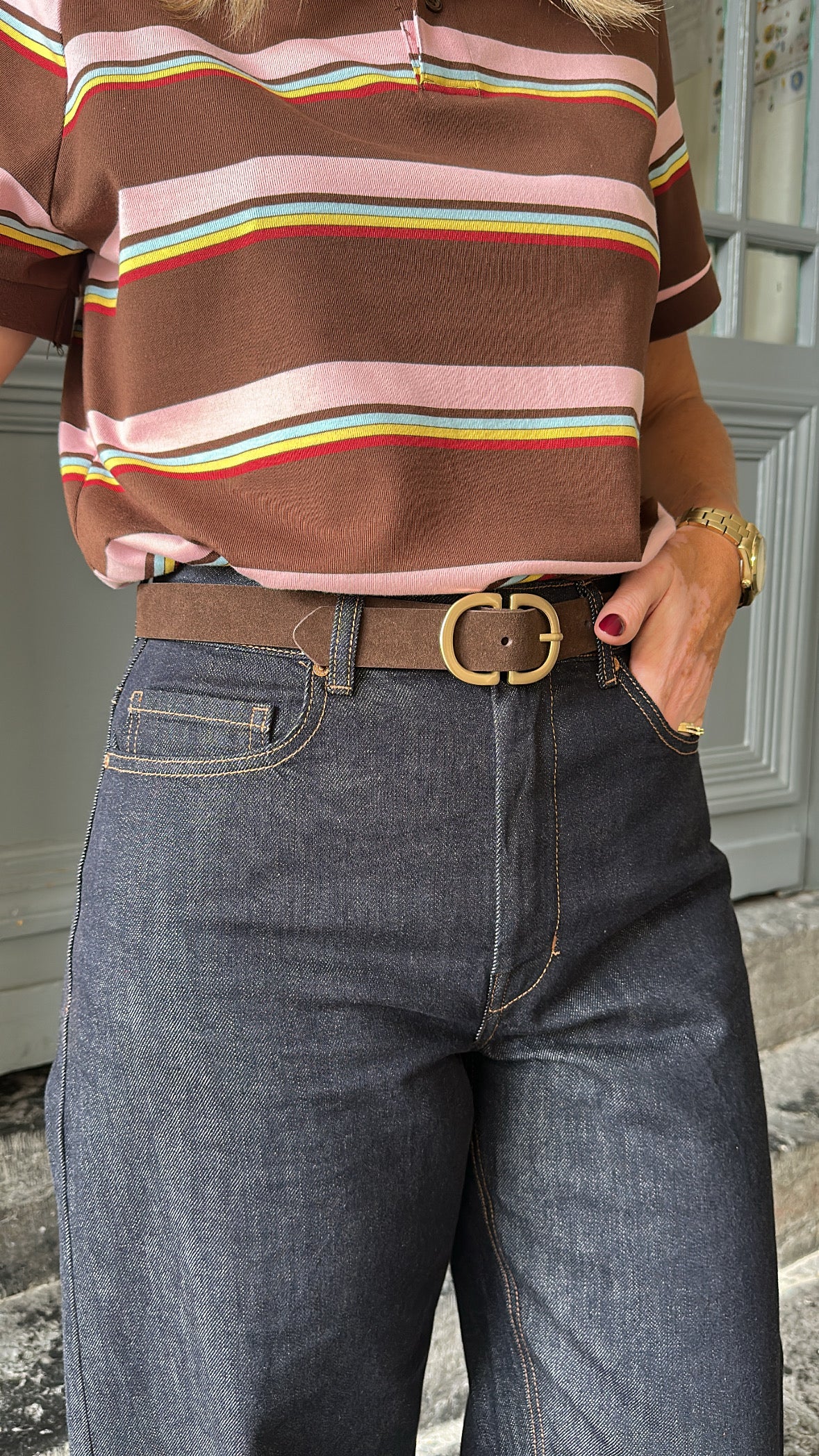 Ceinture JUVA PIECES Chocolat