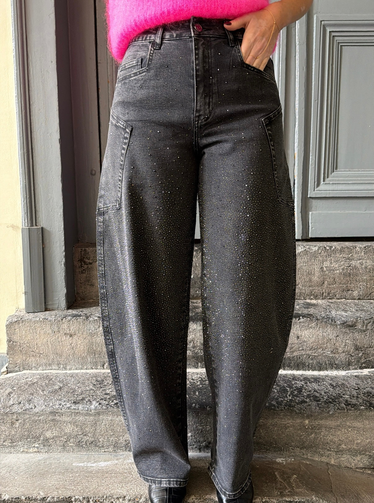 Jean ballon ZURI Gris