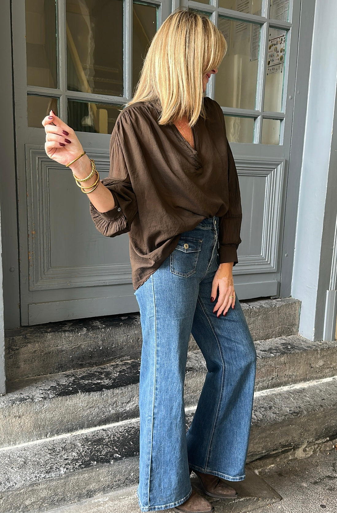 Blouse ANAÏS Chocolat