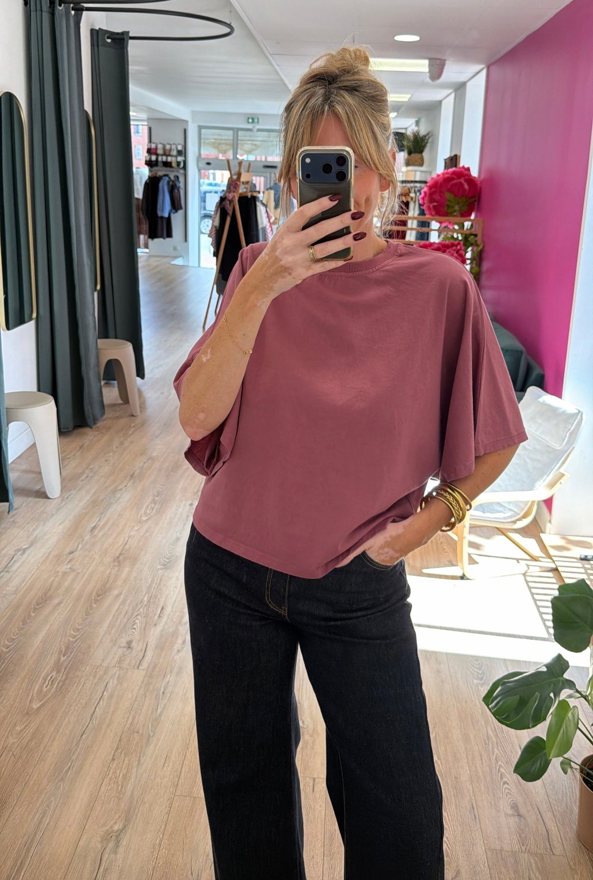T-shirt SVEN Rose mauve