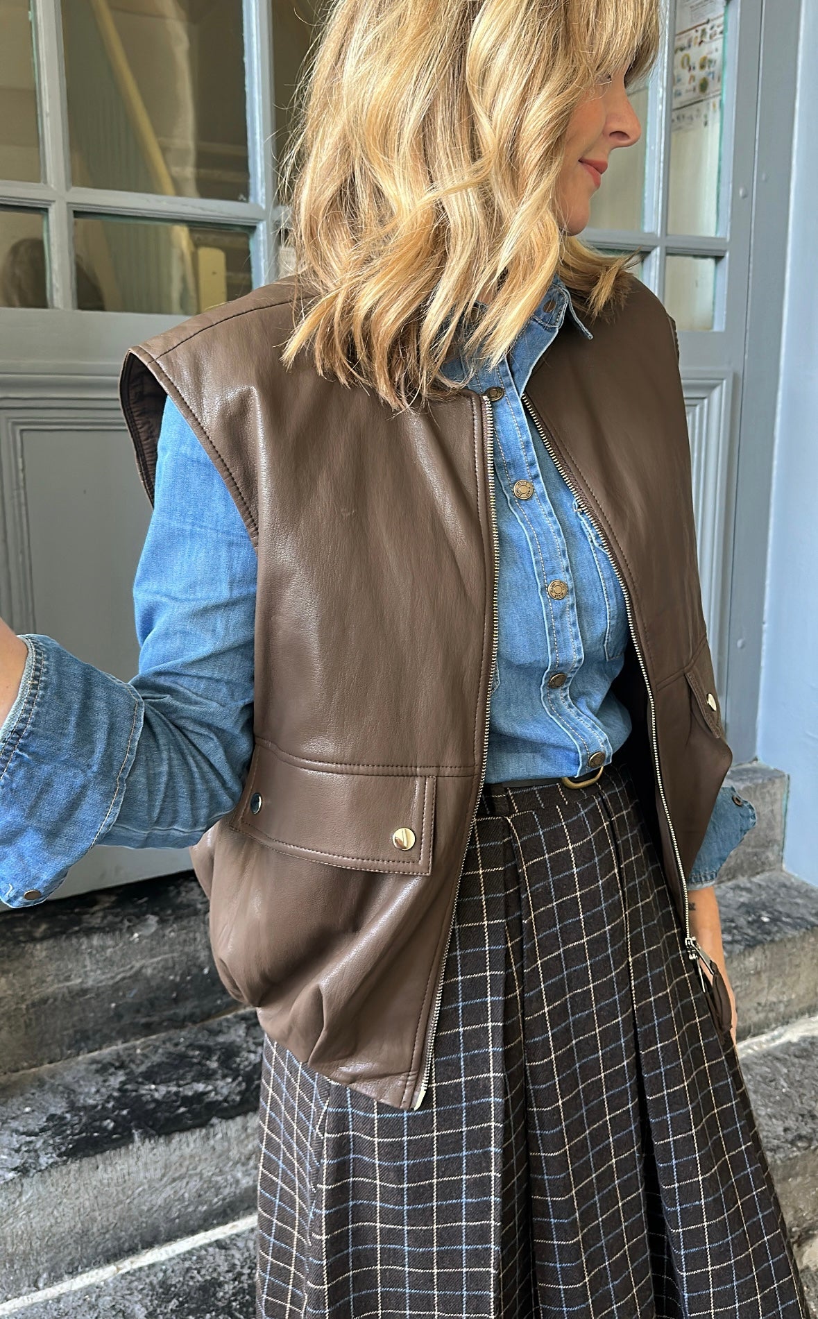 Veste/bomber JAÏA Marron
