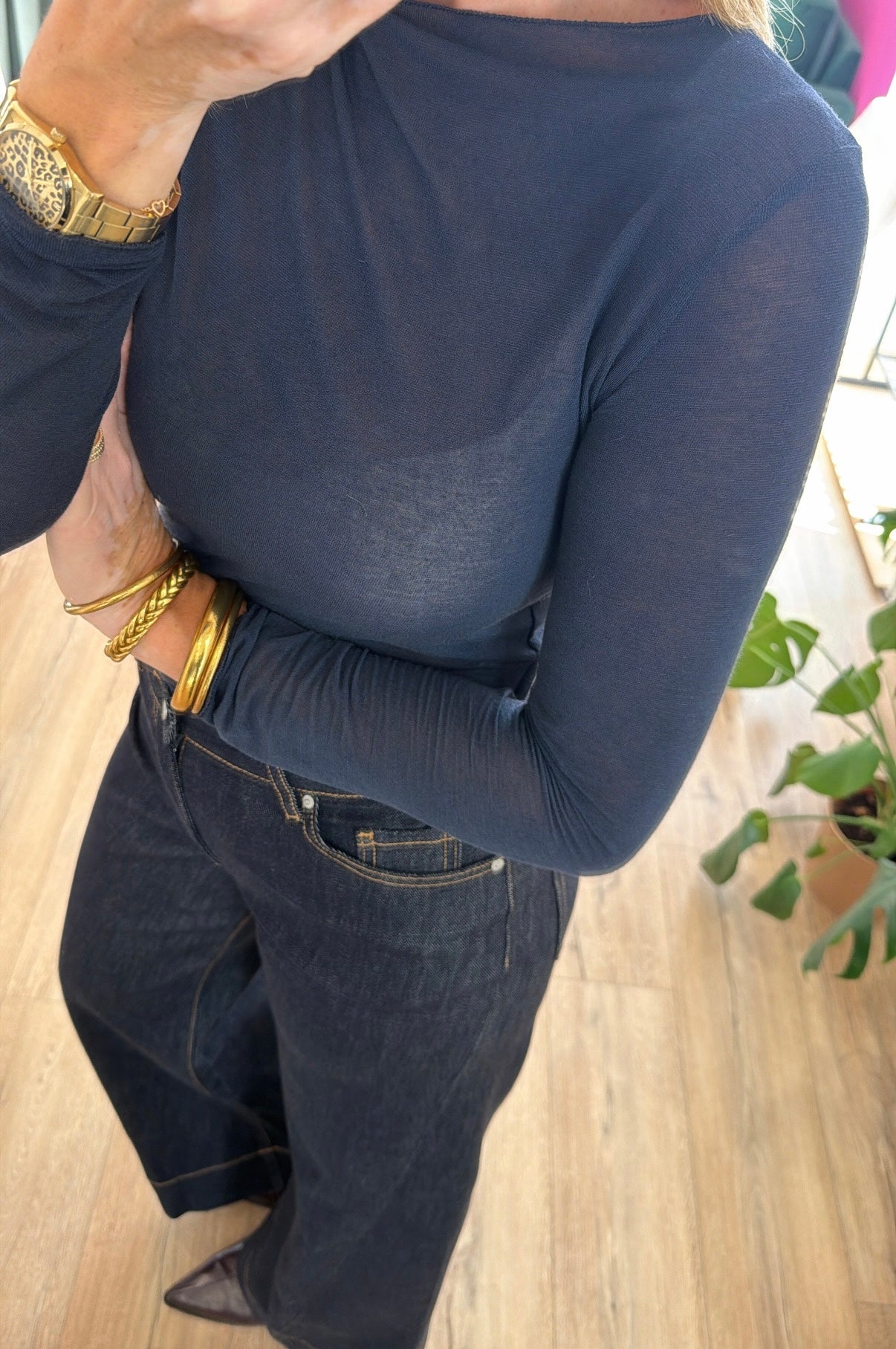 Top MIA Bleu marine