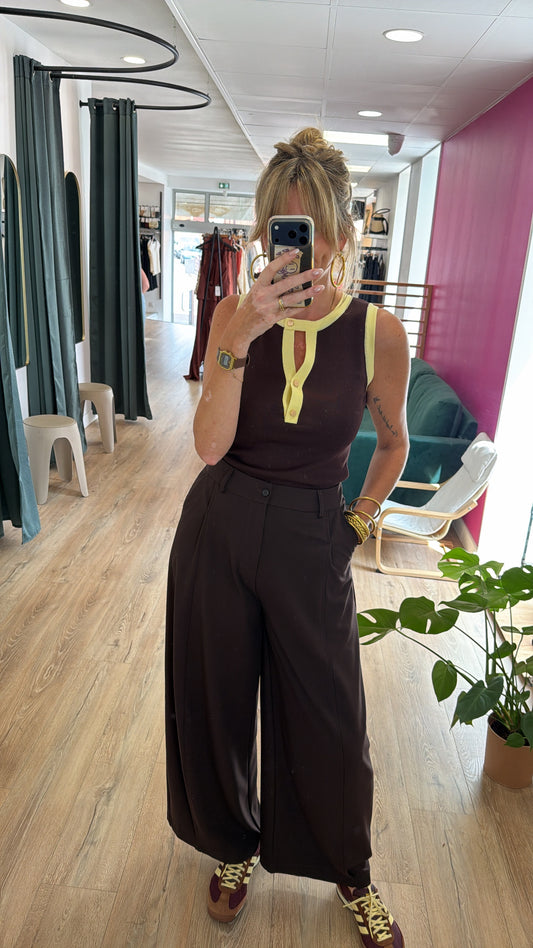 Pantalon LOÏC Chocolat