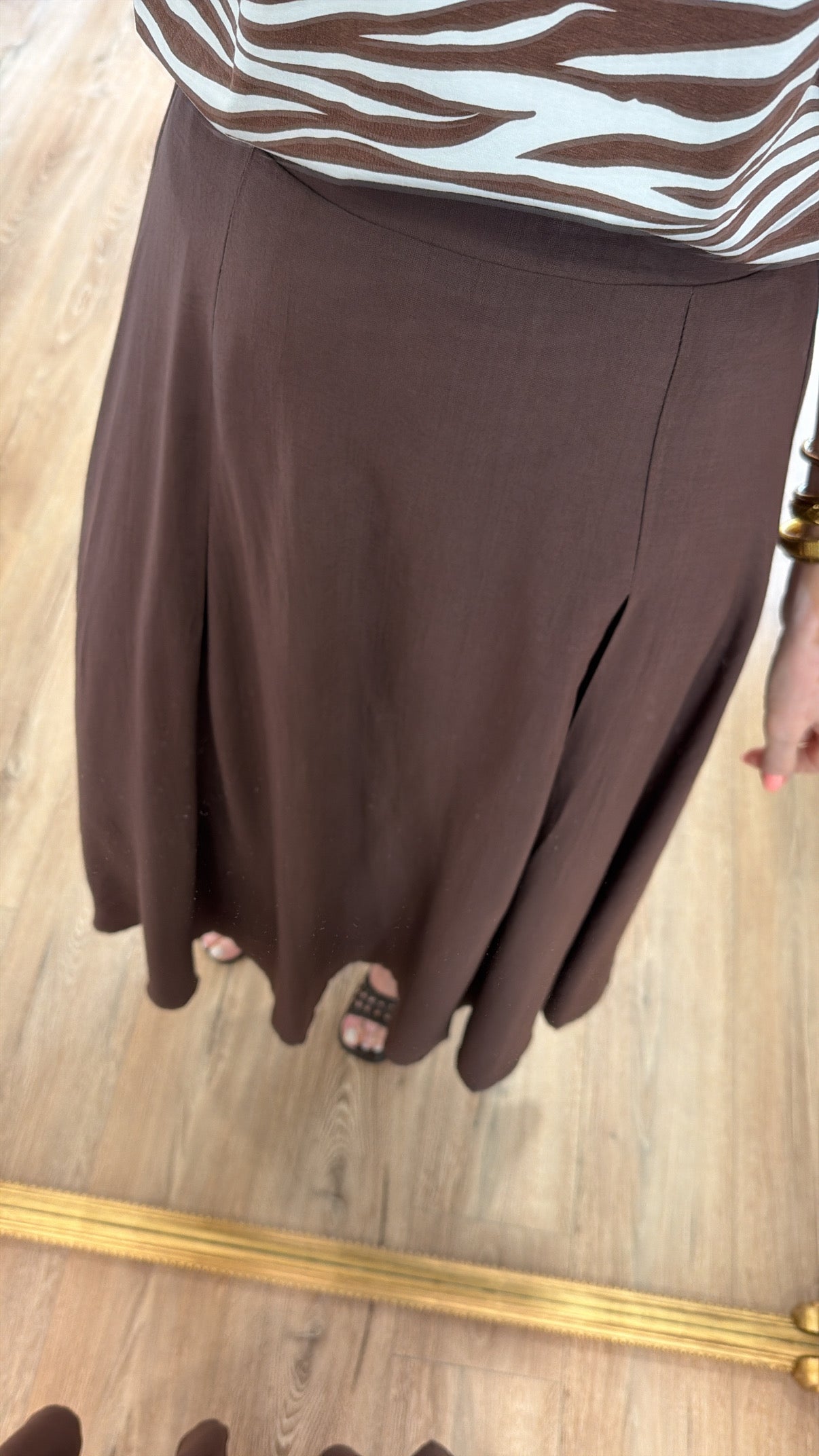 Jupe KARINE Chocolat