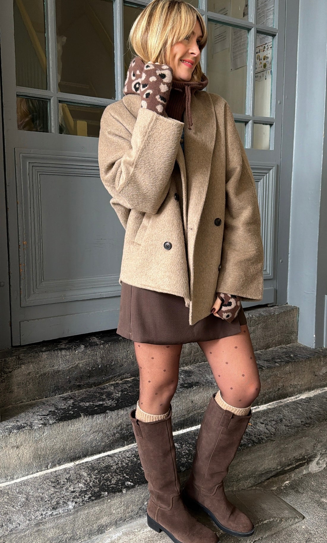 Cagoule SABRI Léopard