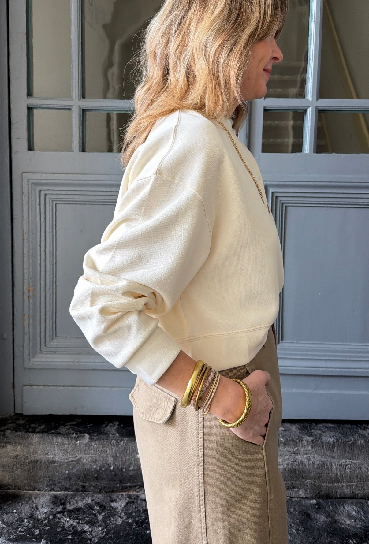 Gilet PALOMA Écru