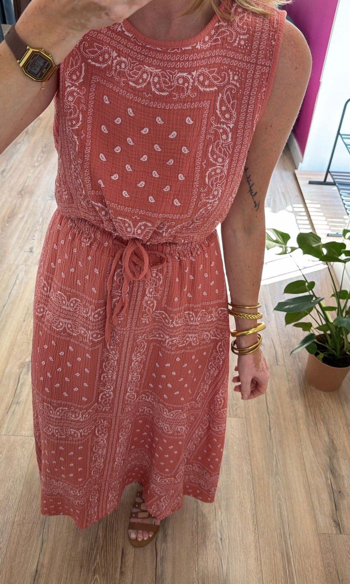 Ensemble bandana AMOS Terracota