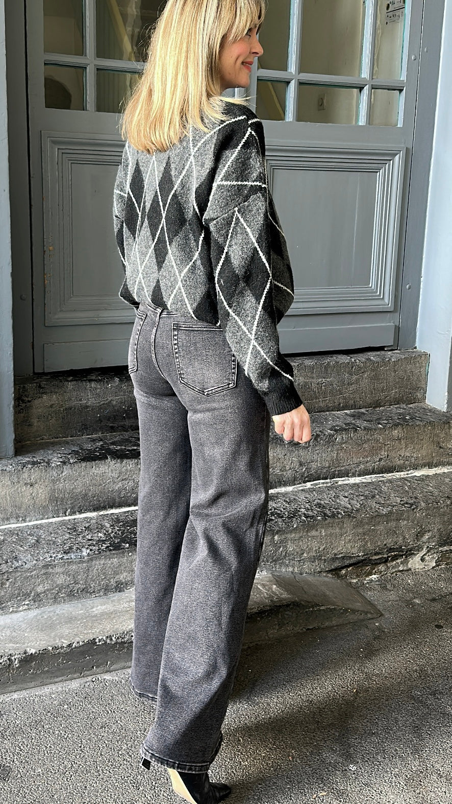 Jean Extra Wide AYDEN Gris