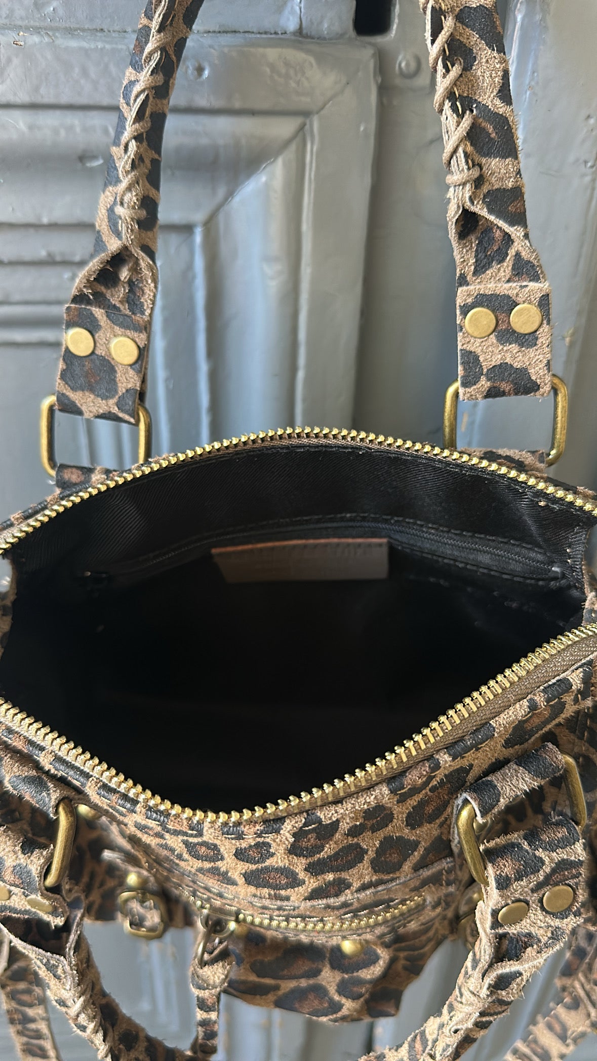 Sac ELSA petit format Léopard