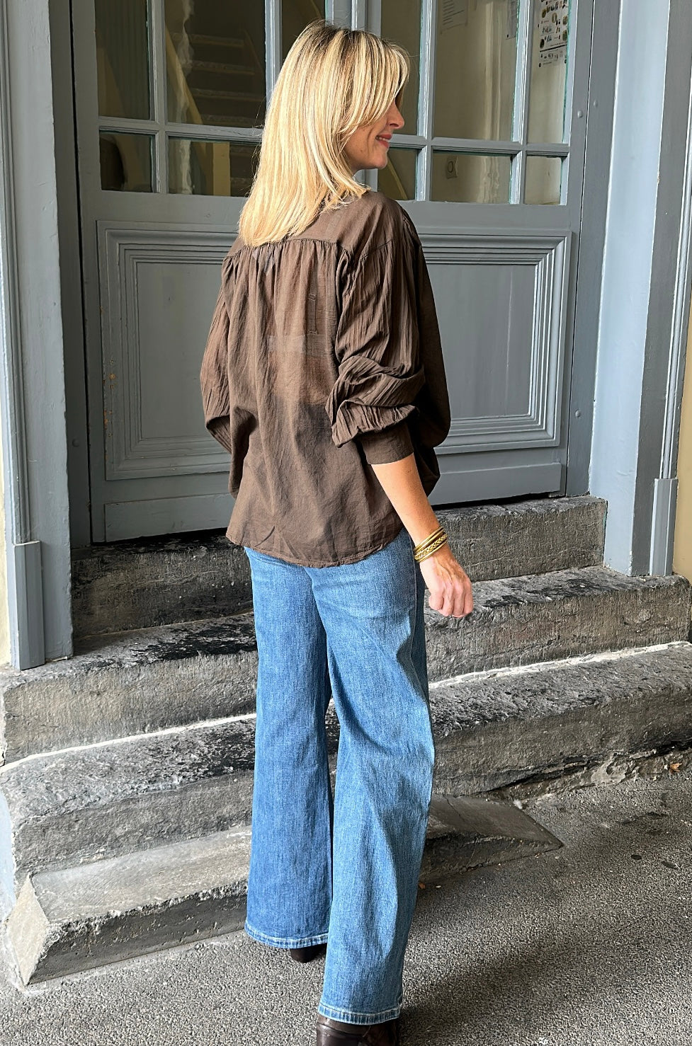 Blouse ANAÏS Chocolat