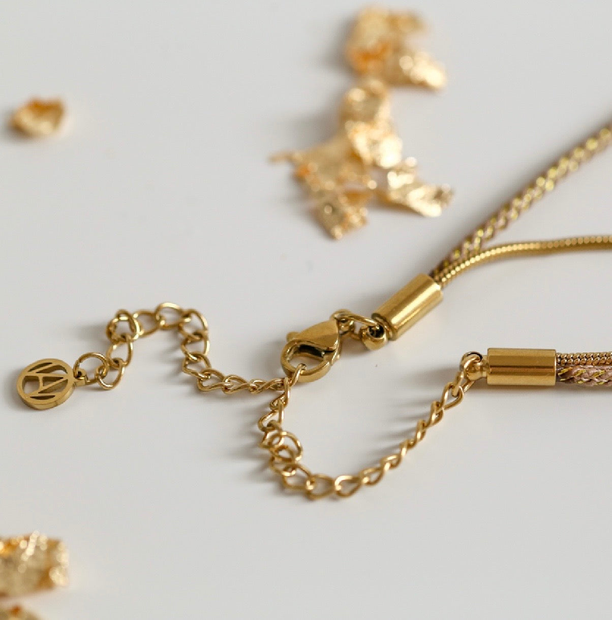 Bijoux VALENTIN & VALENTINE 2 en 1 Beige