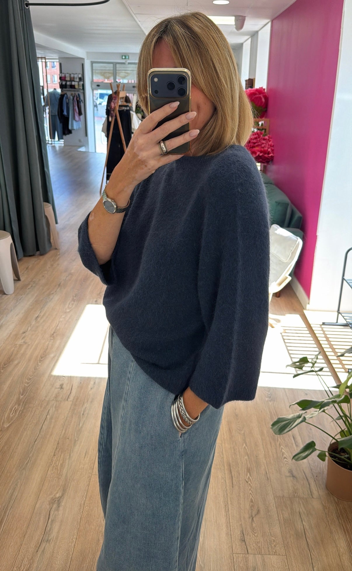 Pull AMON Bleu marine