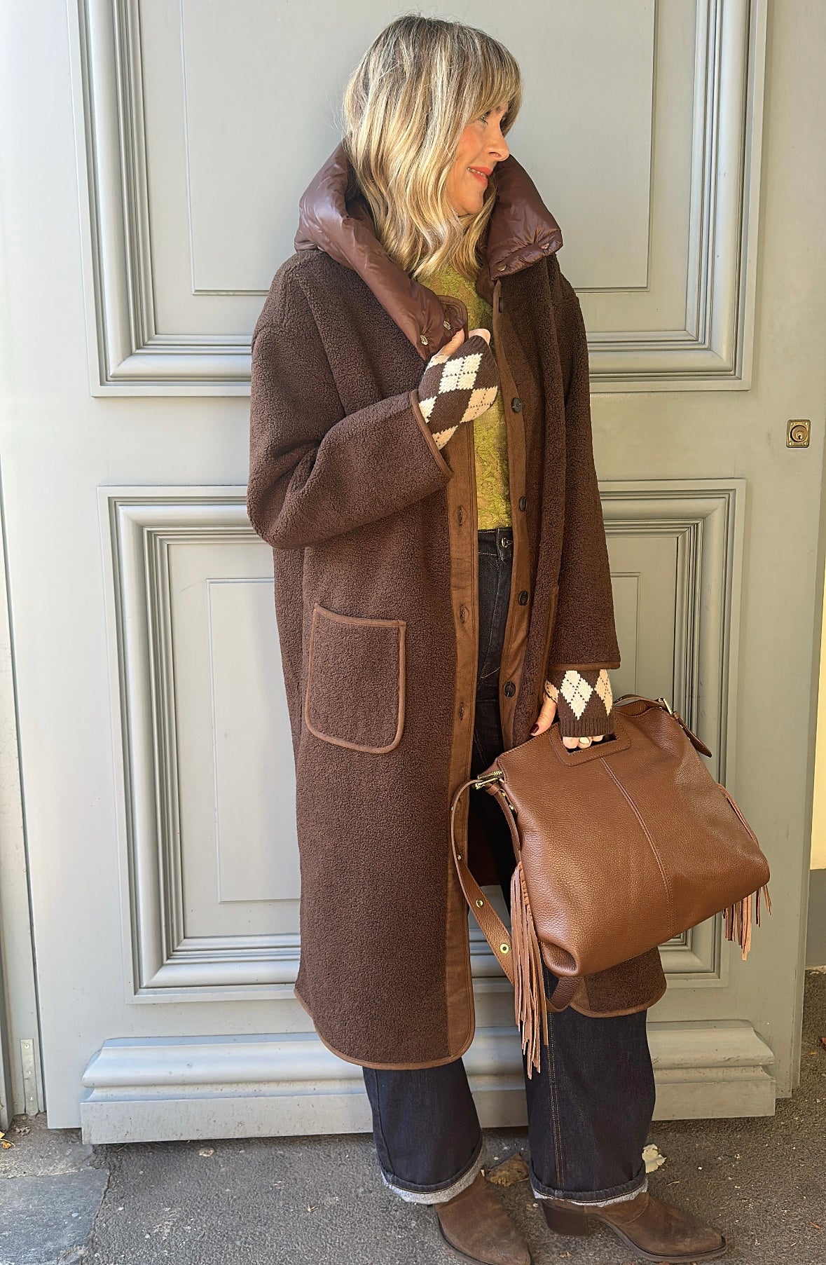 Manteau SACHA Marron