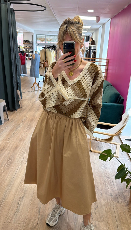 Jupe SIDONIE Camel