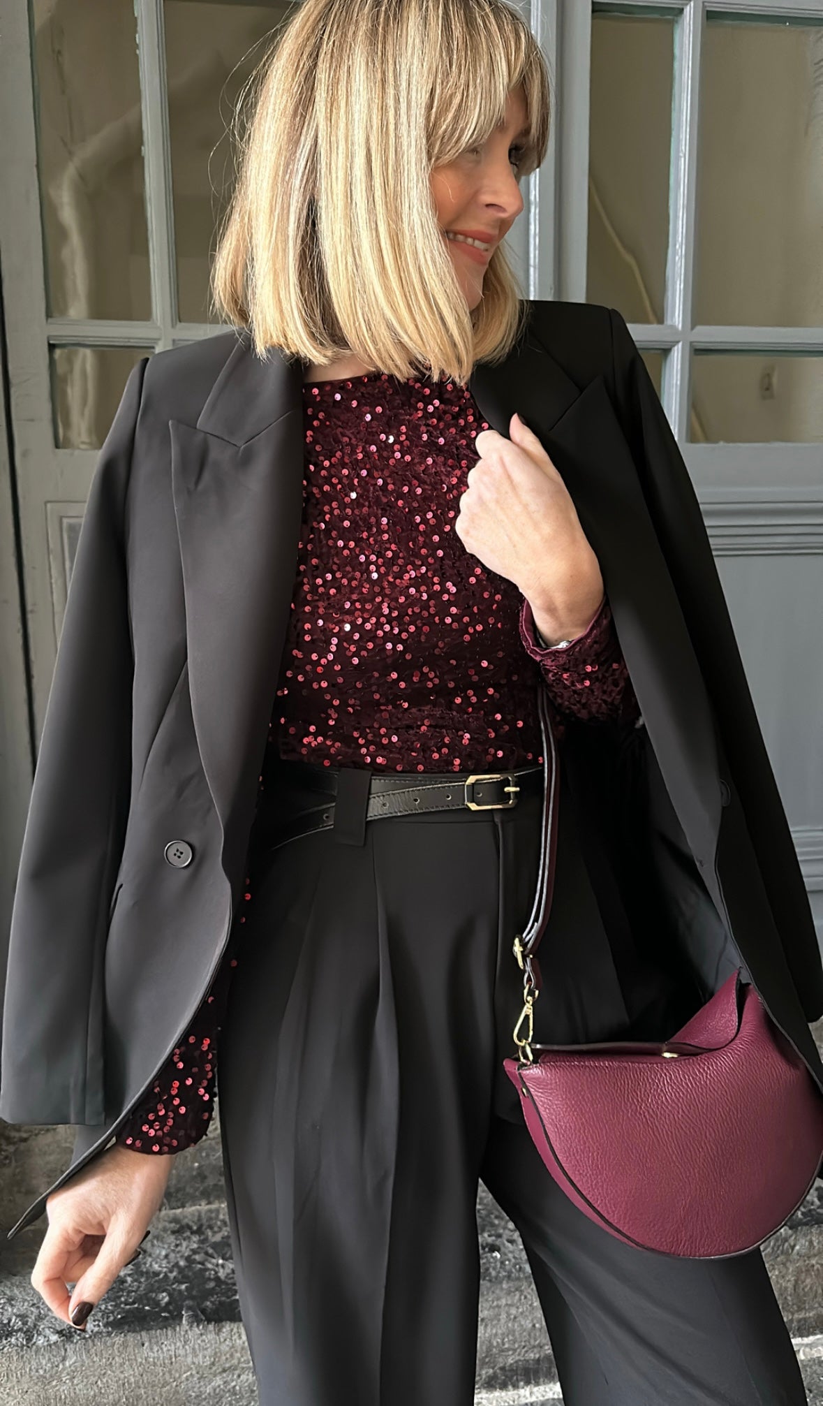 Sac LEONTINE Bordeaux