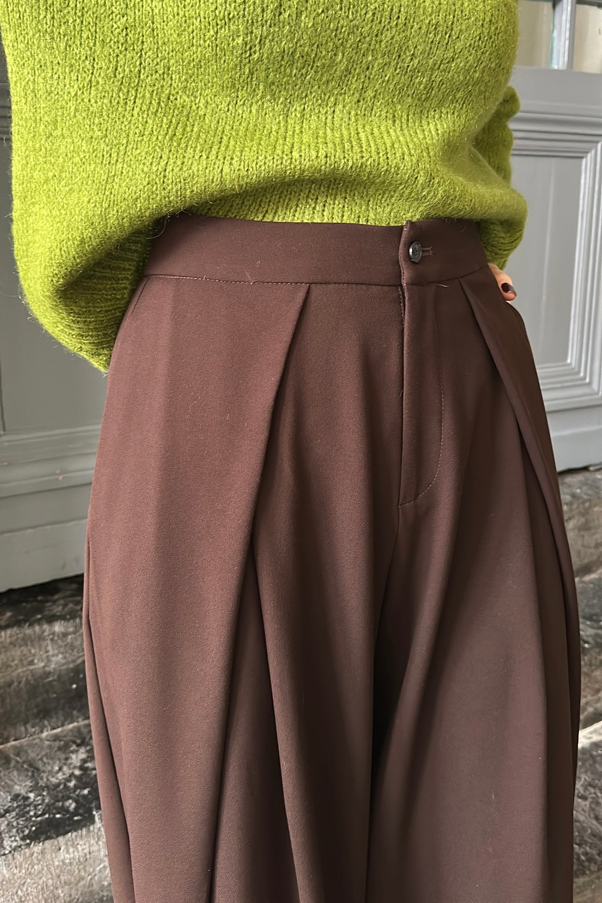 Pantalon TRISTAN Marron