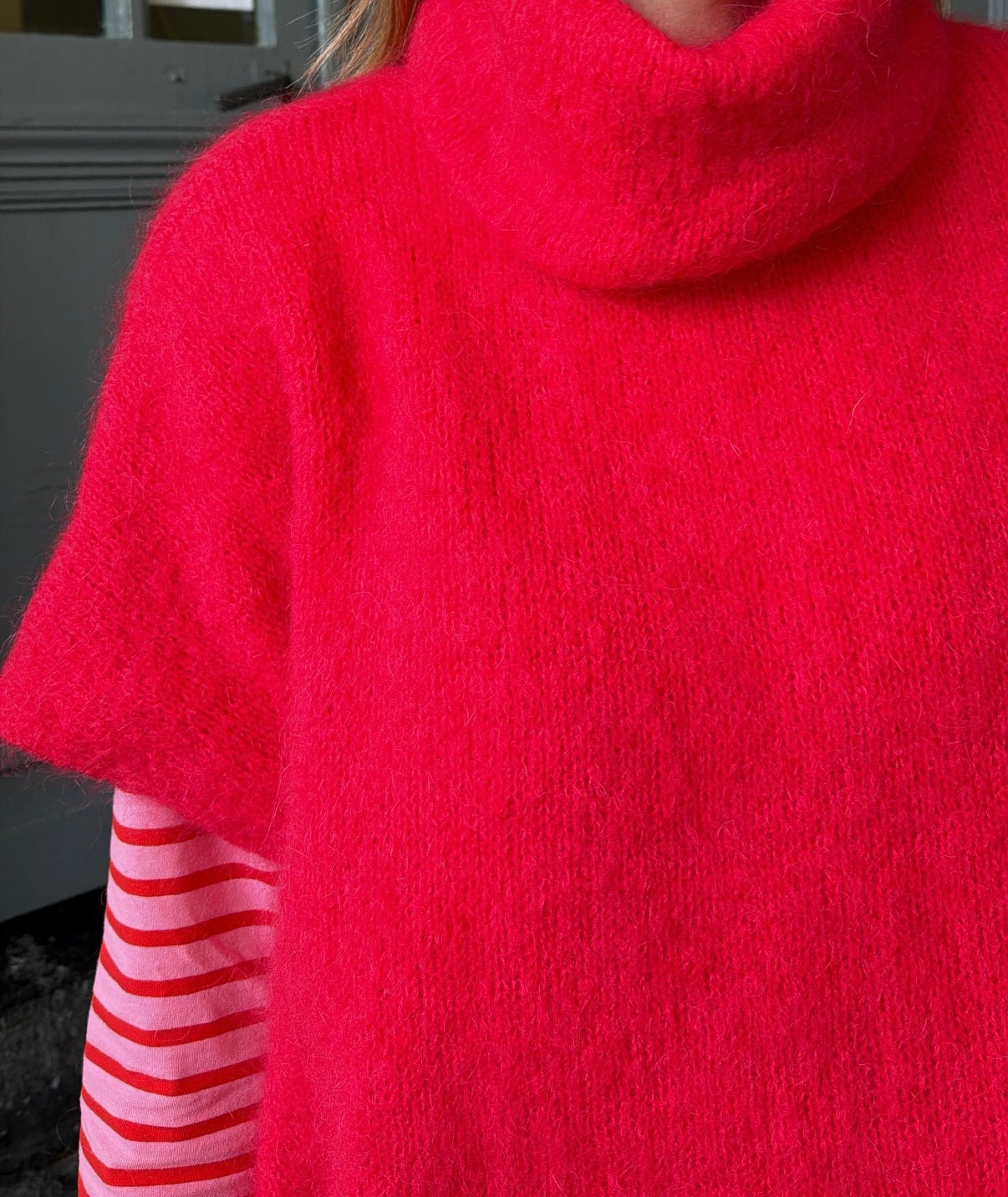 Pull sans manche MAYA Rouge