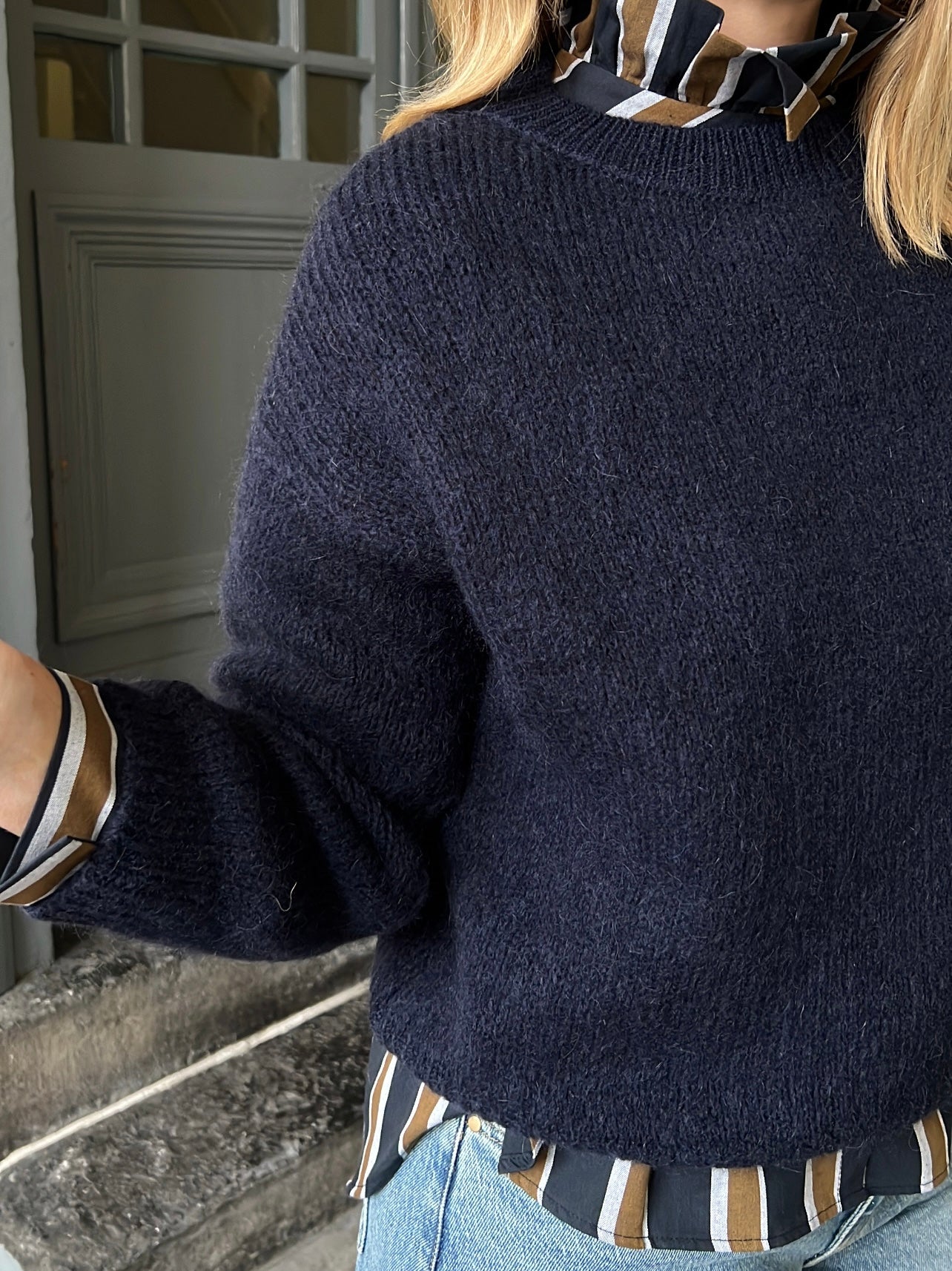 Pull EMMANUEL Bleu marine