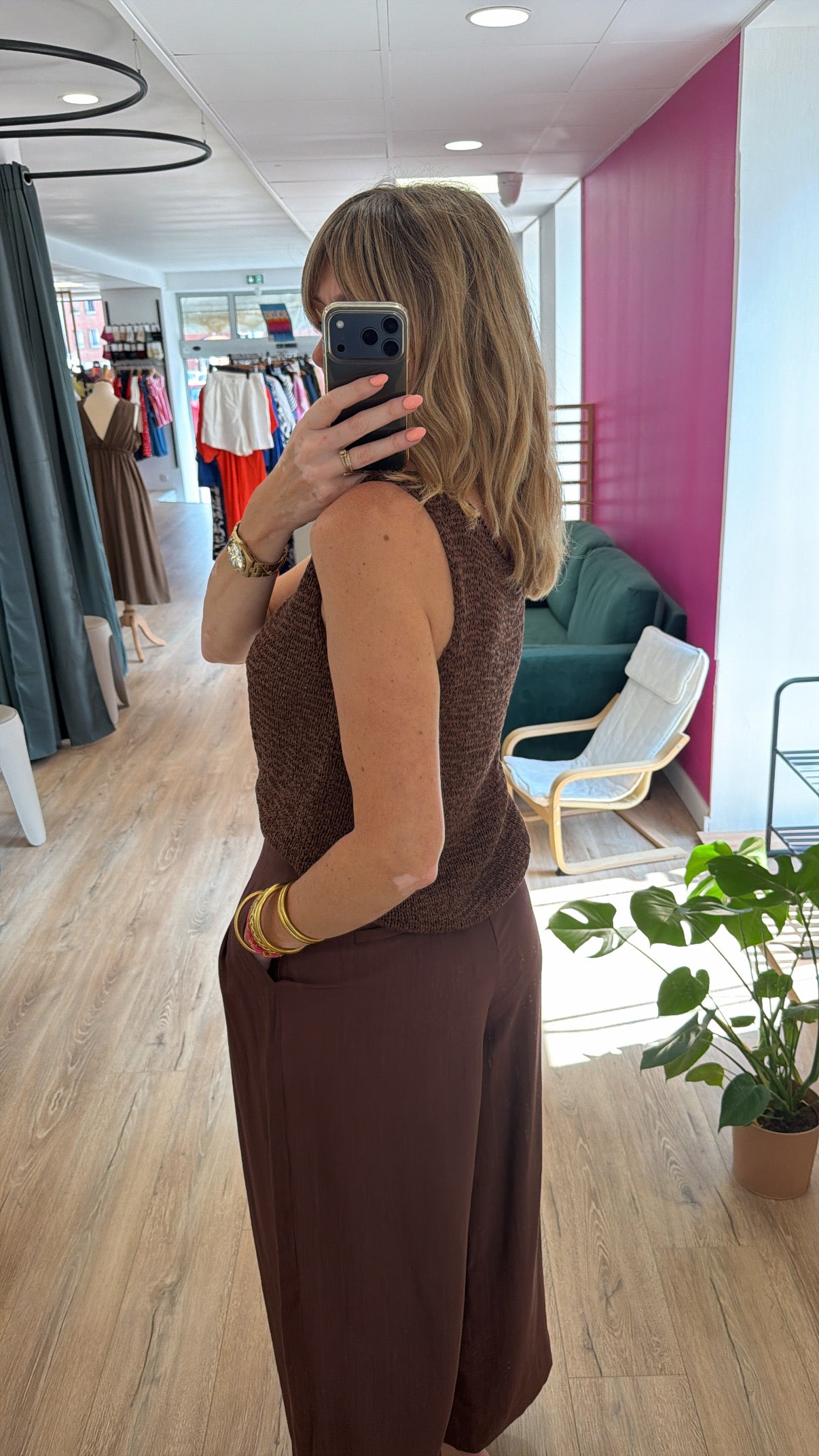 Top CARLA chocolat