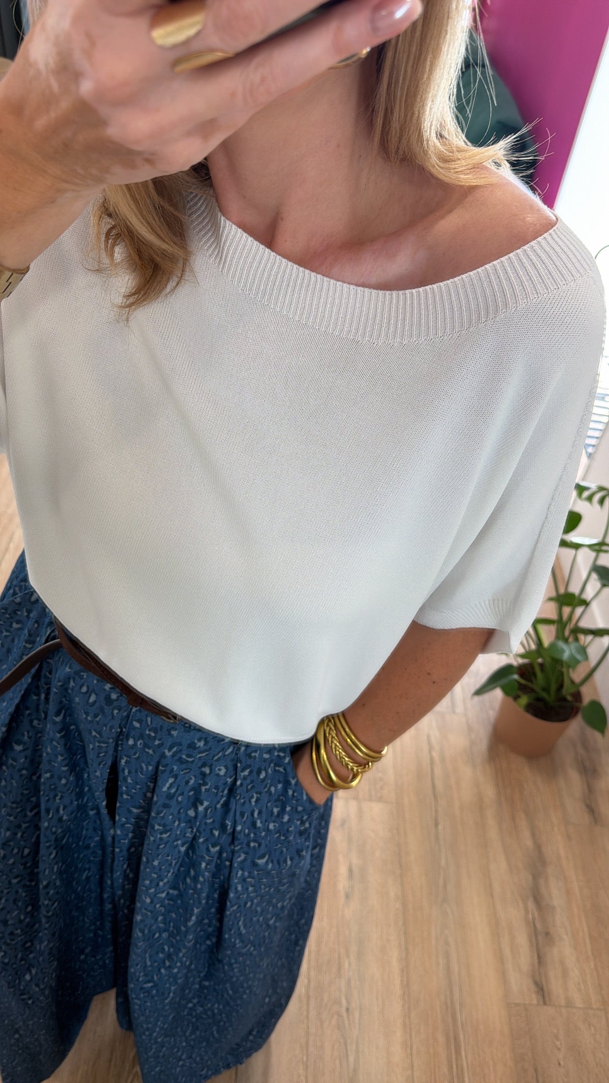 Pull LILOU Blanc