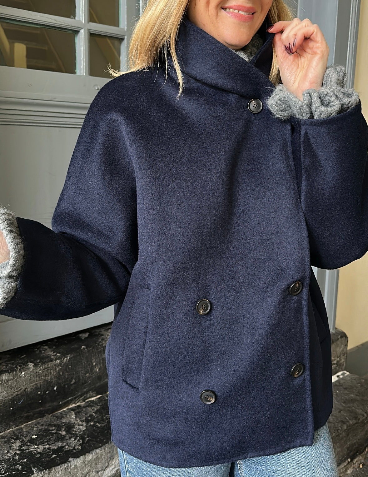 Manteau SOPHIA Bleu marine