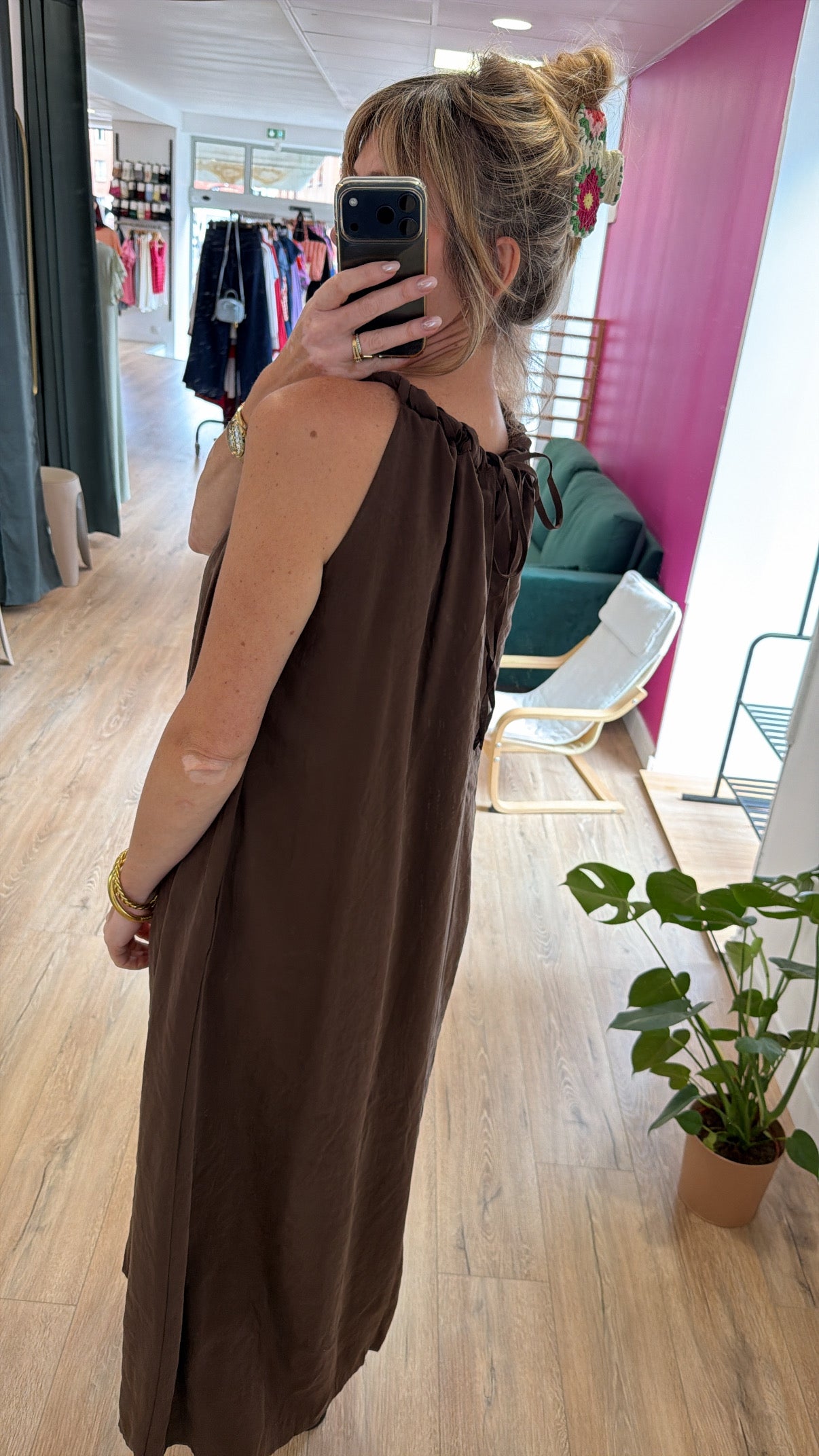 Robe ZINA chocolat