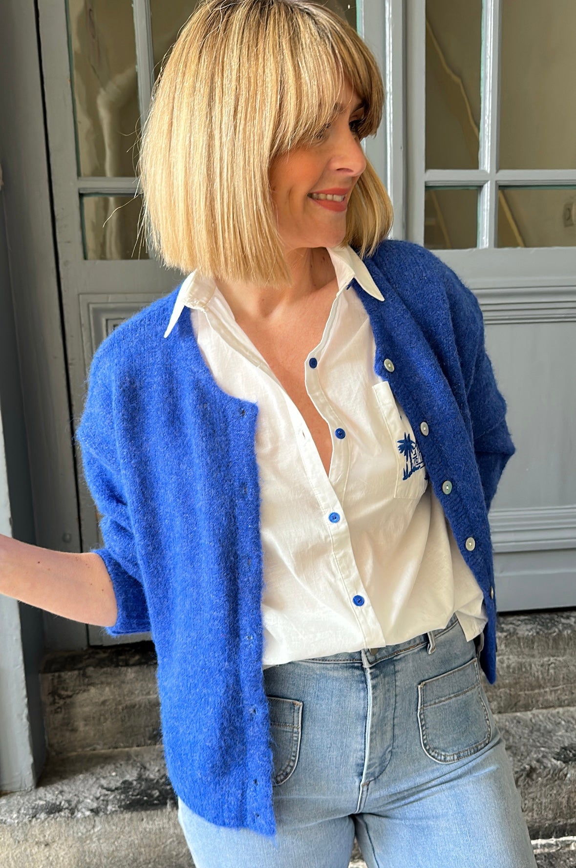 Gilet JULES Bleu royal