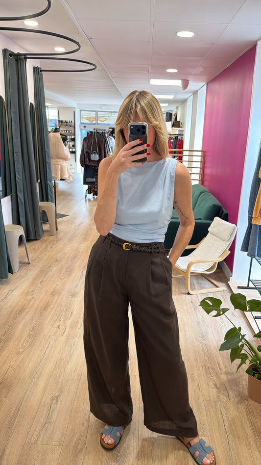 Pantalon ROMAIN Chocolat