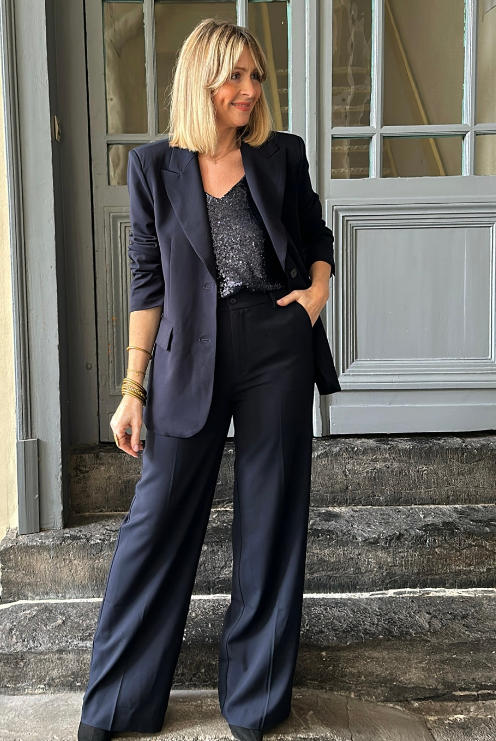 Blazer SIMON Bleu marine