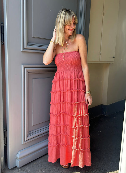 Robe HELENA Corail