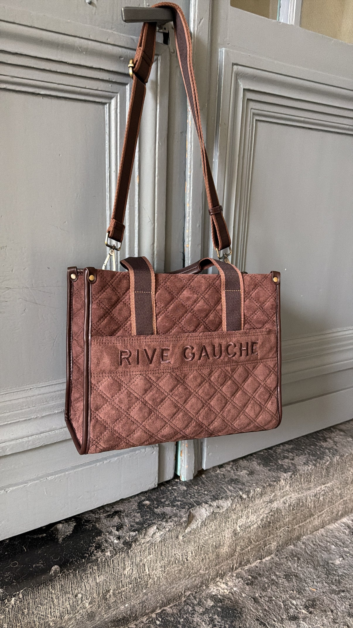 Sac cabas RIVE GAUCHE Marron