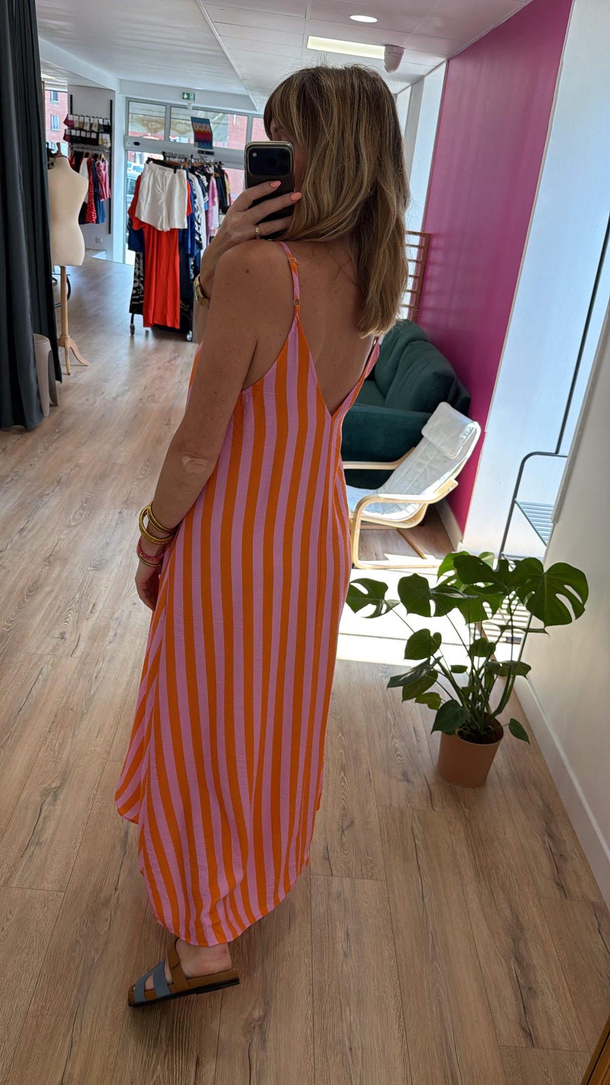Robe CASSANDRA Orange/Rose