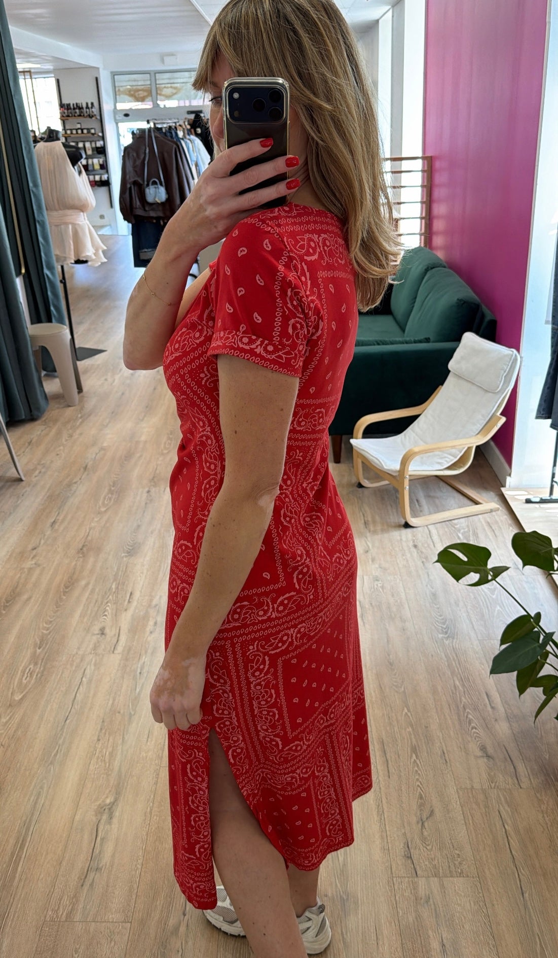 Robe BANDANA Rouge