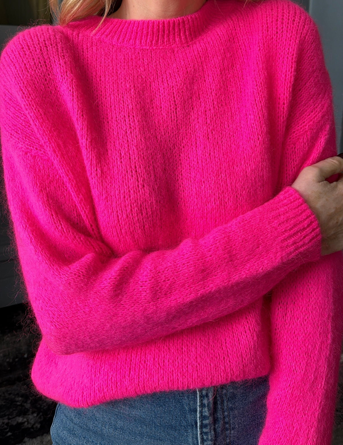 Pull EMMANUEL Rose fluo