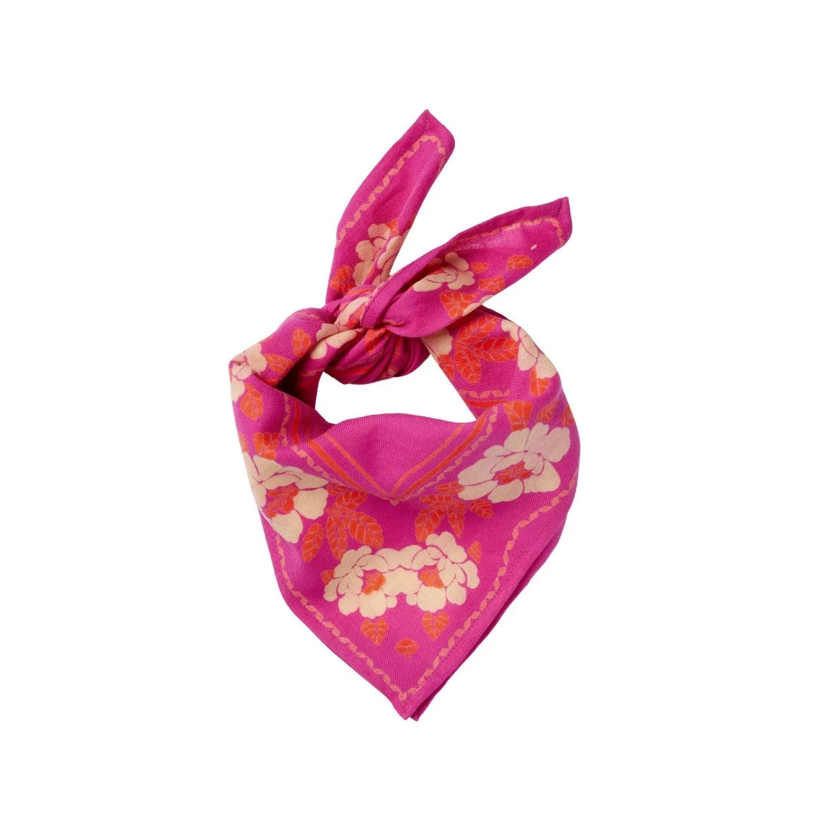 Petit foulard indien NUR CAMELIA BONHEUR DU JOUR