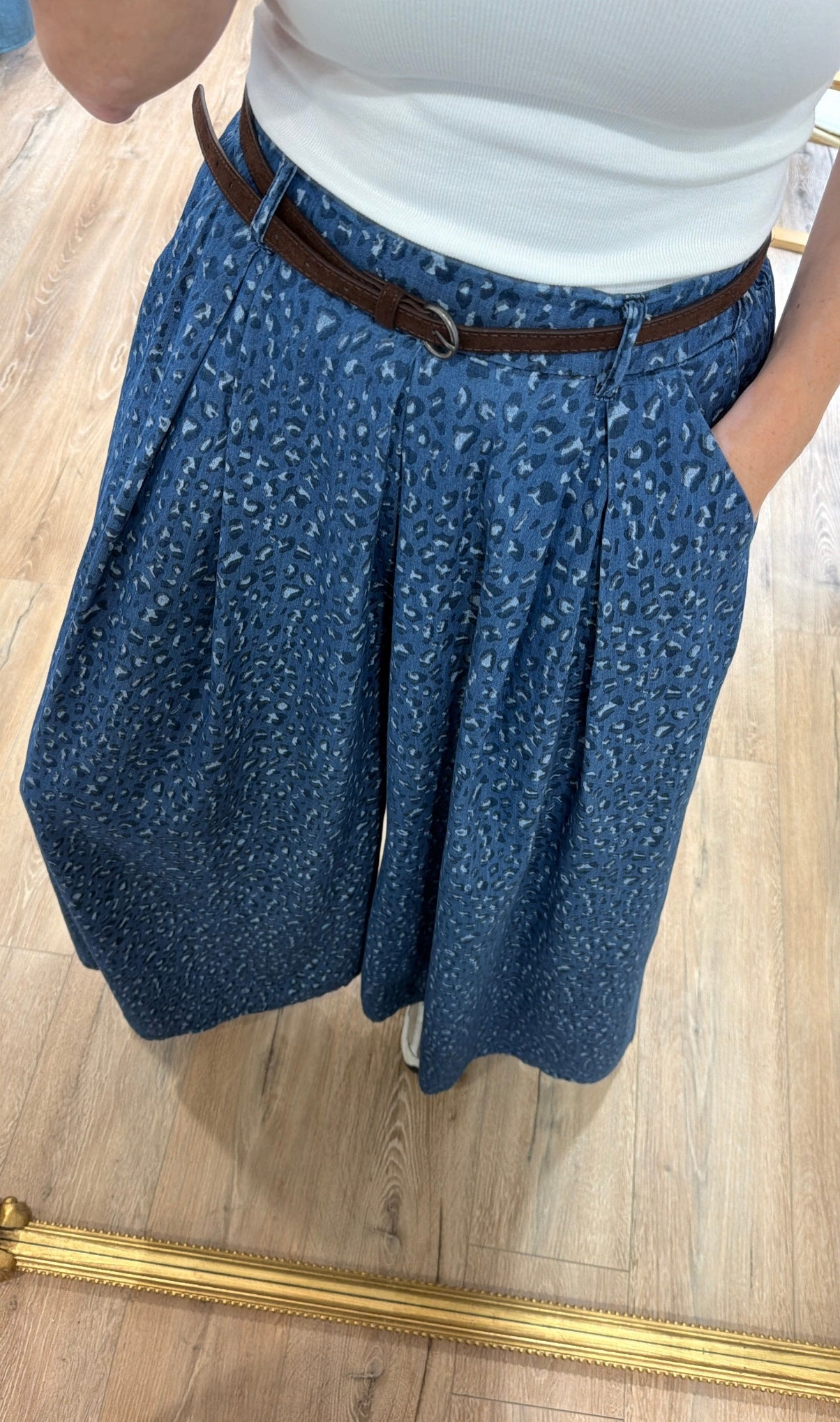 Jupe culotte EMY Léopard
