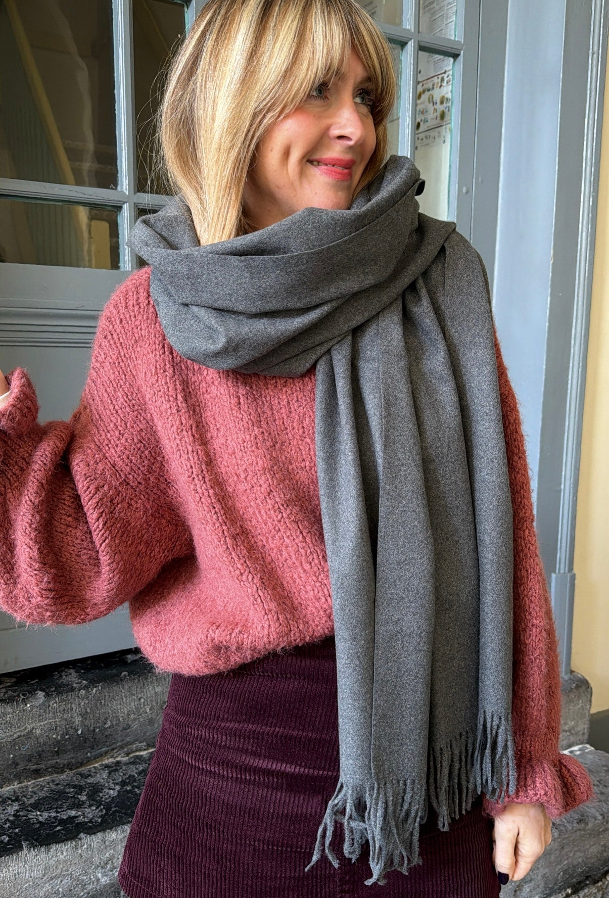 Maxi écharpe LOU Grey