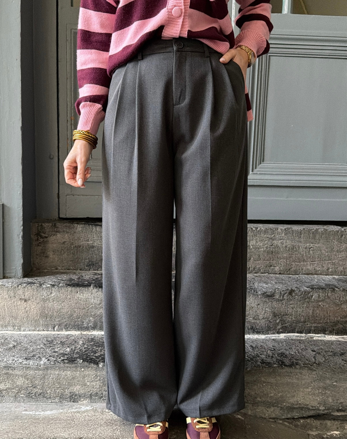 Pantalon MARIELLE Gris