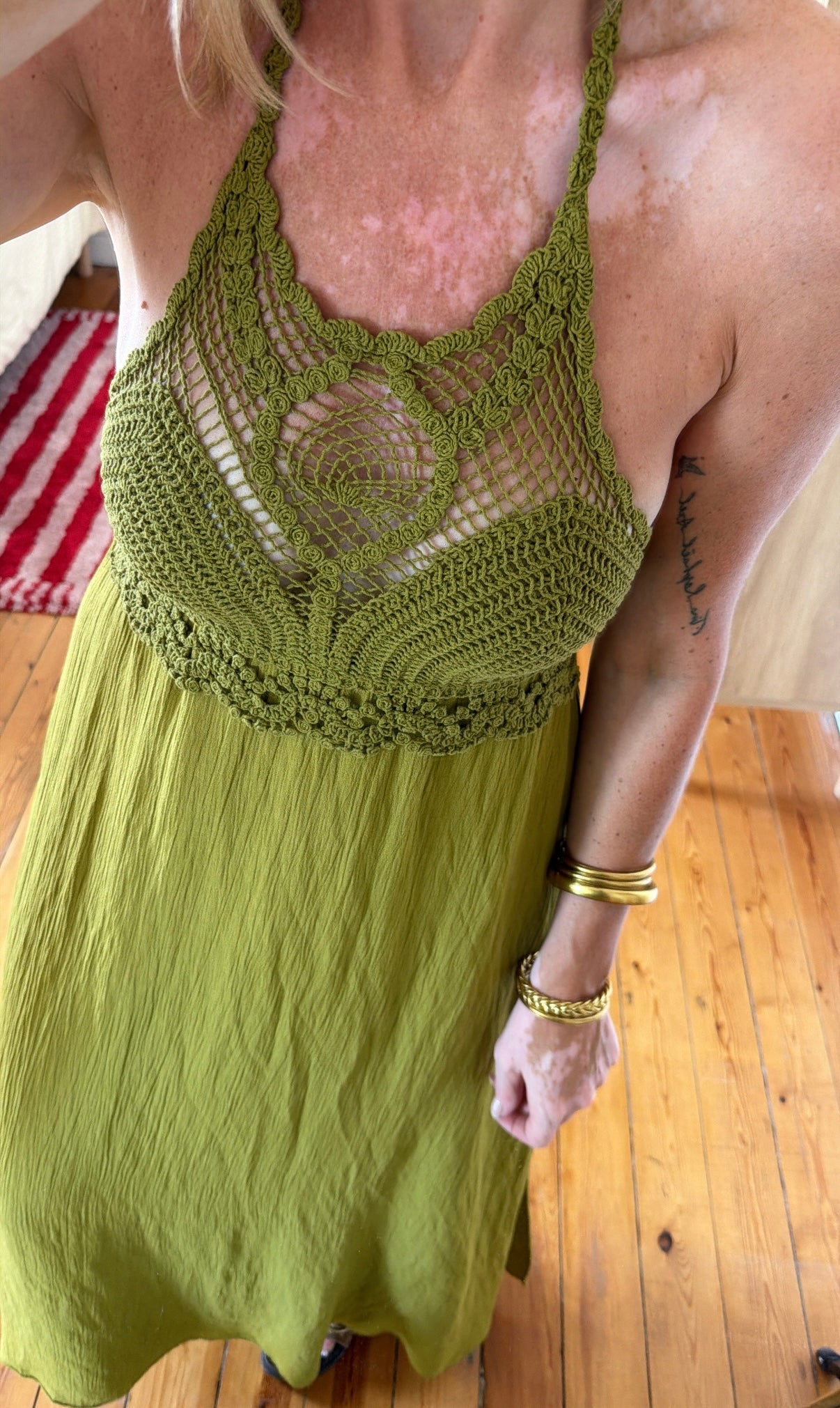 Robe ANAEL Olive