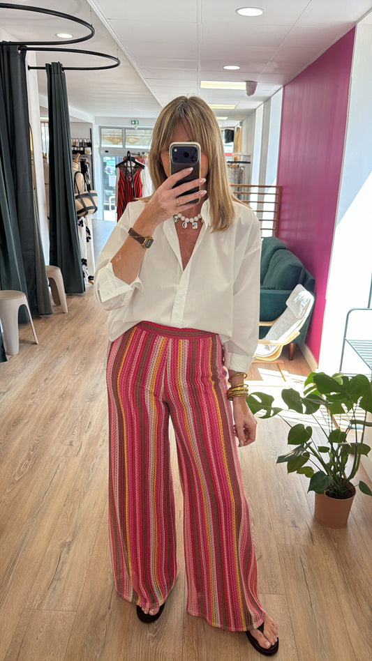 Pantalon MADRID Rayé