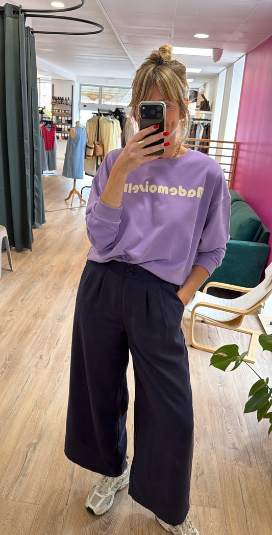 Pantalon JENNY Bleu marine