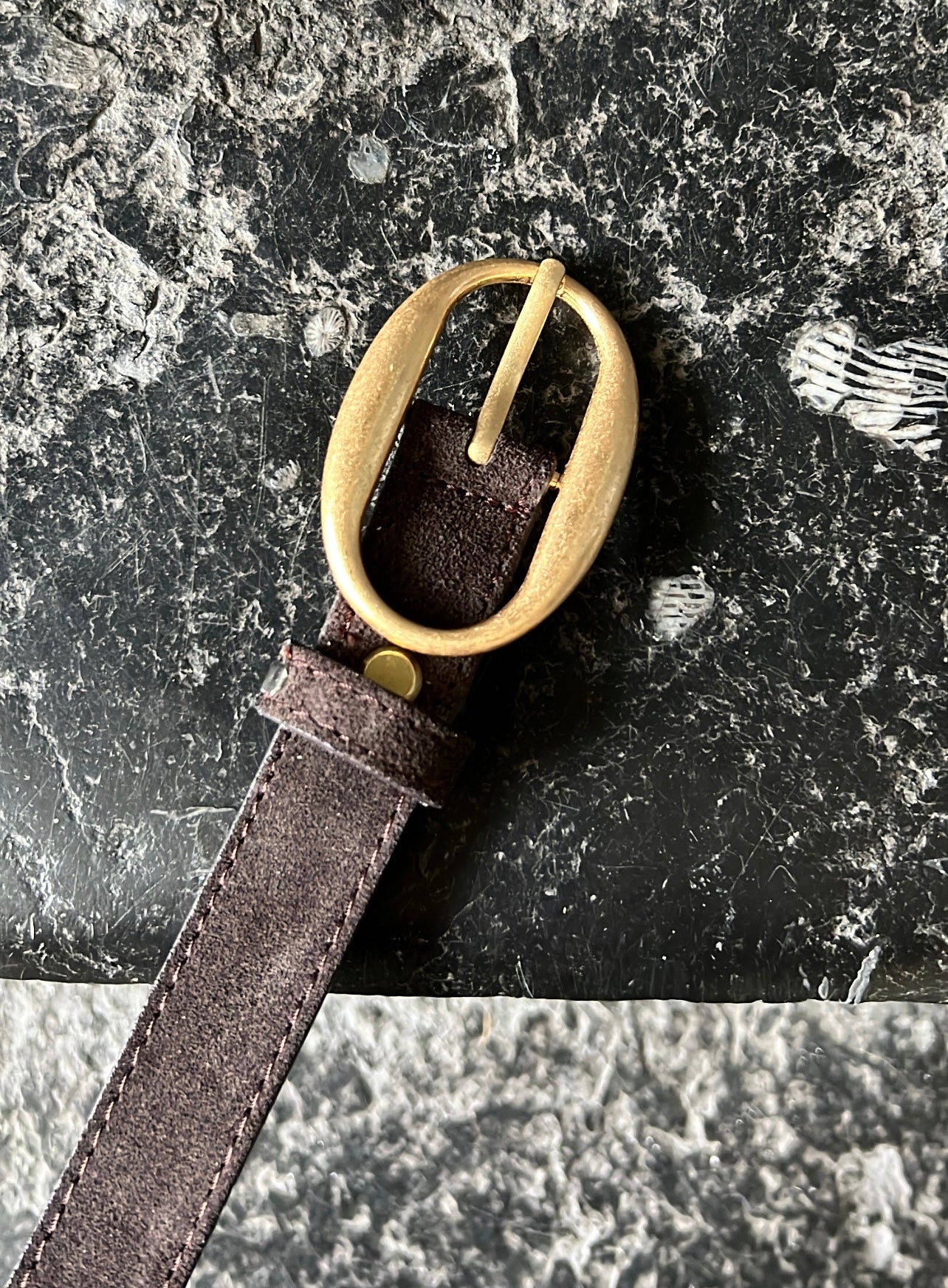 Ceinture WILLIAM Marron foncé
