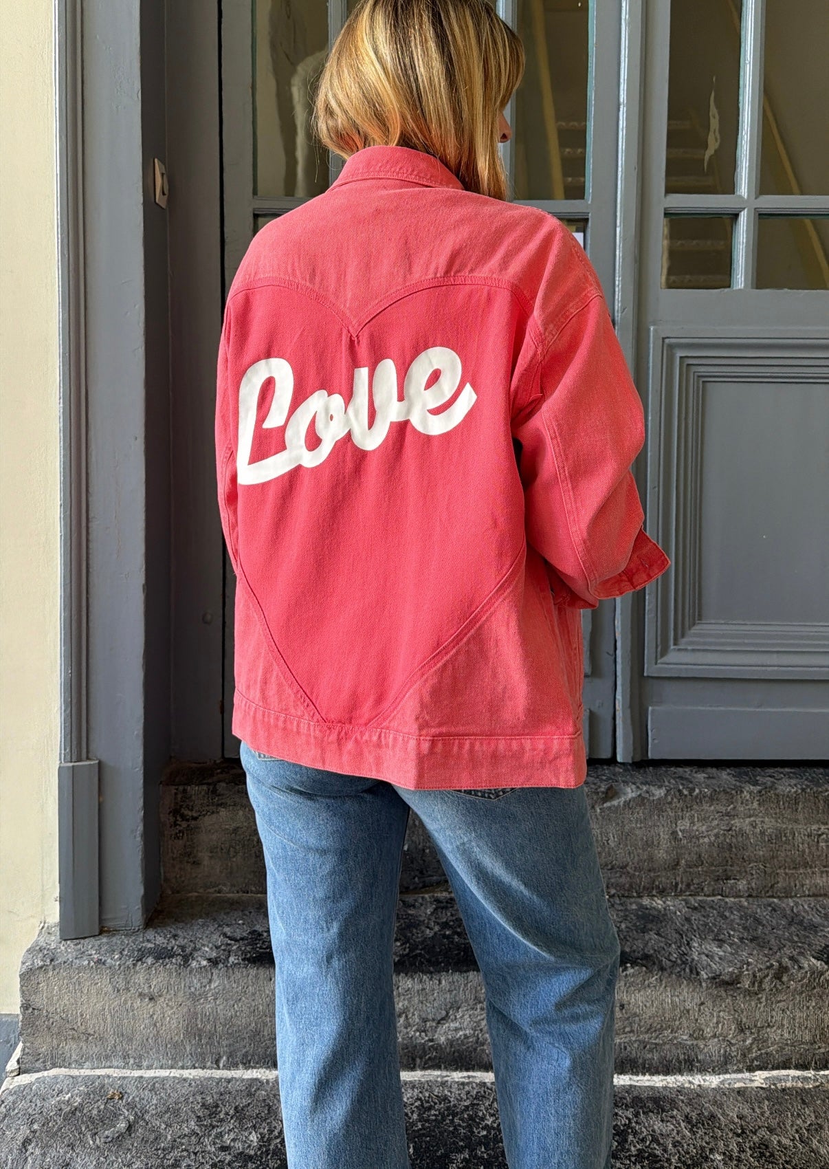 Veste LOVE Corail