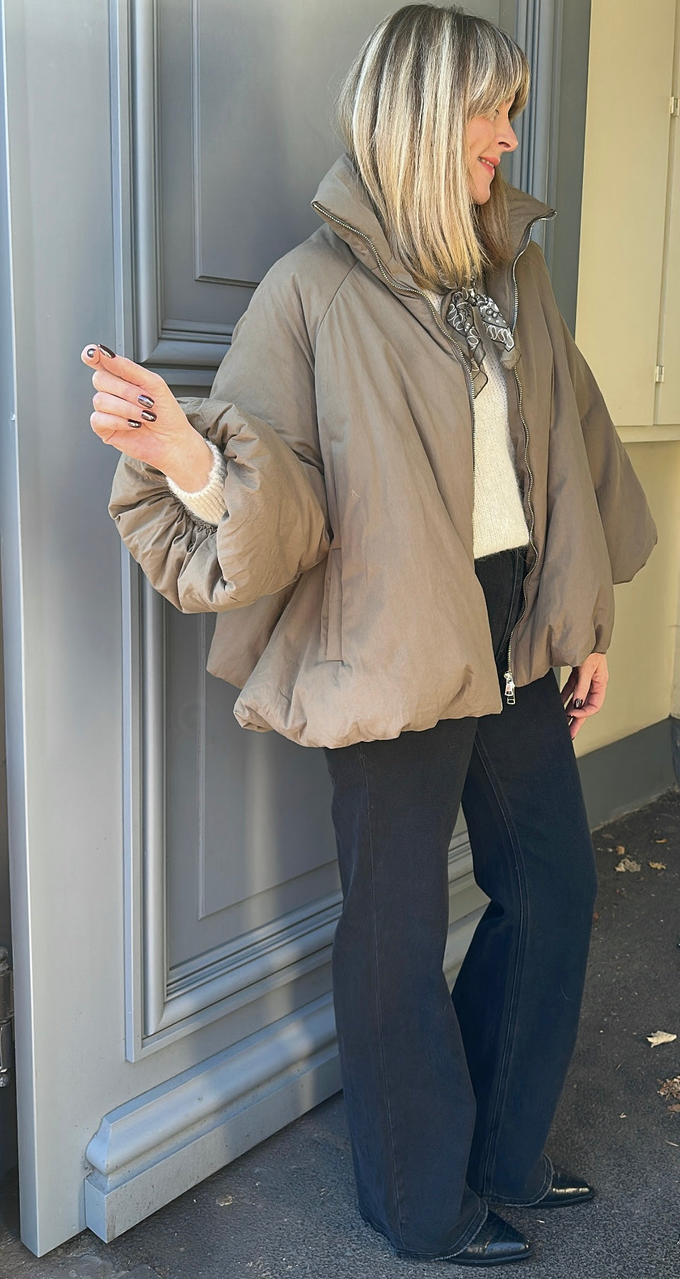 Doudoune ENGLAND Kaki/Taupe