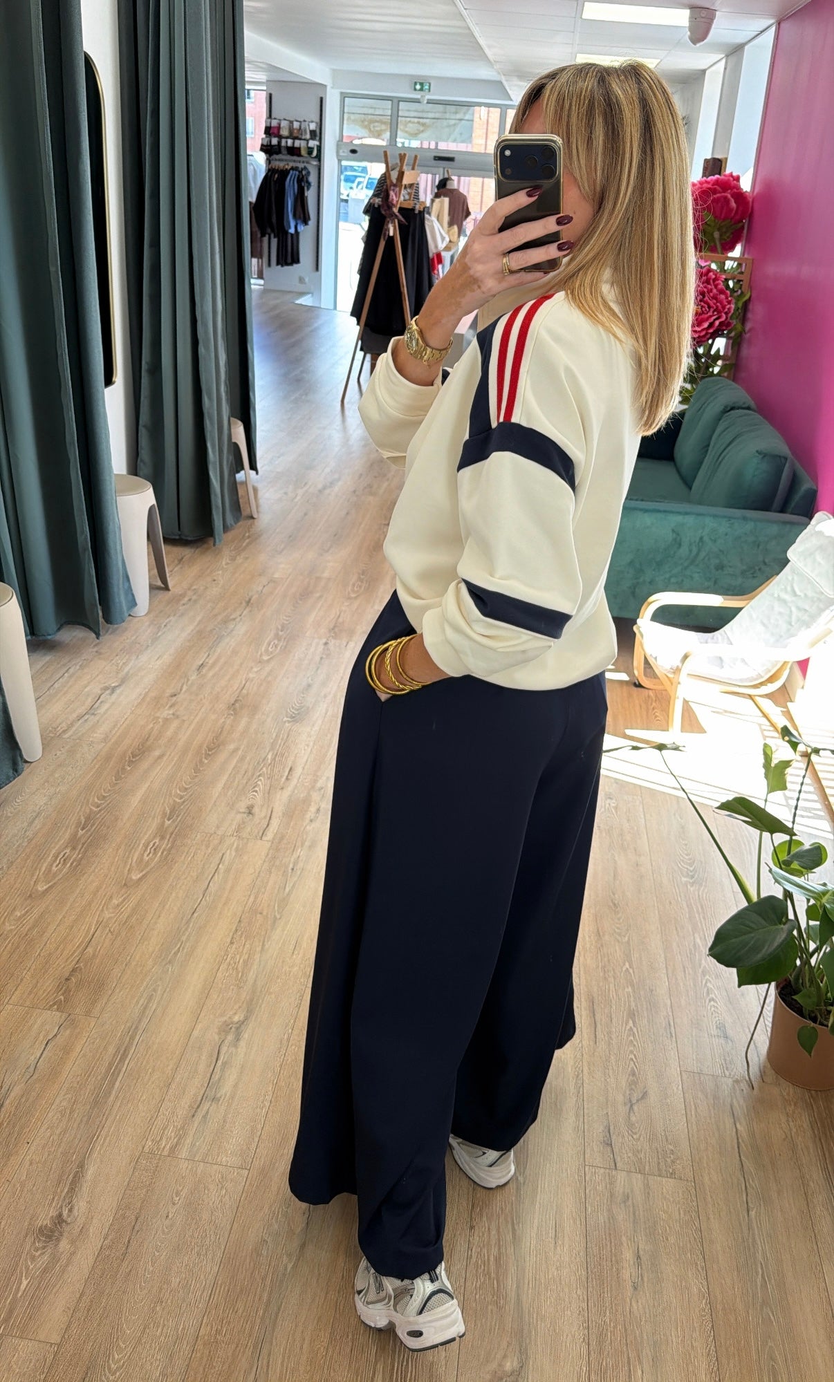 Pantalon LUCAS Bleu marine