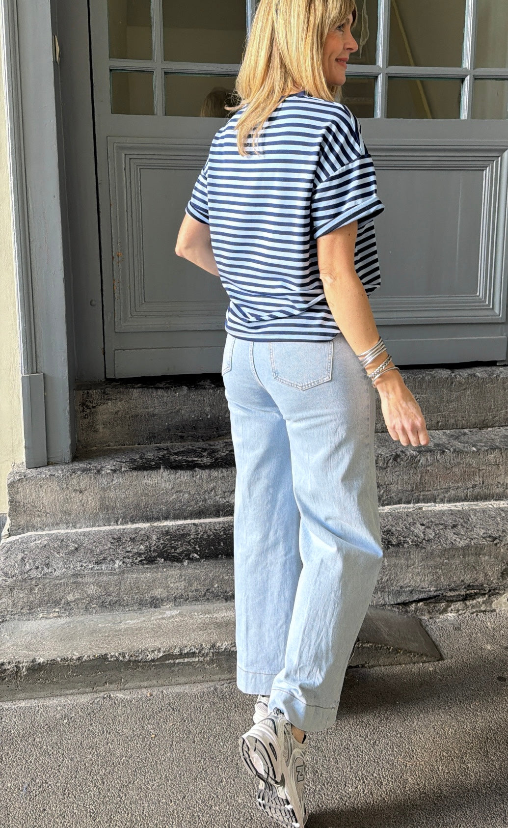 Jean Wide BASILE Denim clair ORAIJE