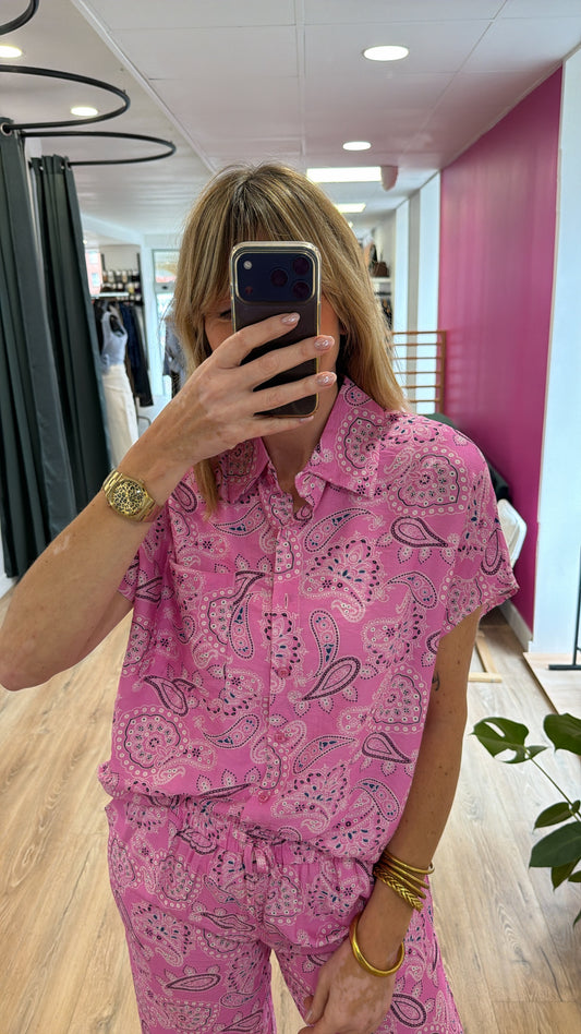 Chemise LAURE Rose